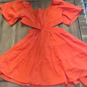 Orange Vacation Dress